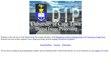 Tablet Screenshot of dsp7.ee.uct.ac.za