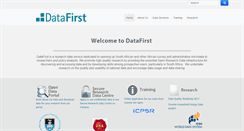 Desktop Screenshot of datafirst.uct.ac.za