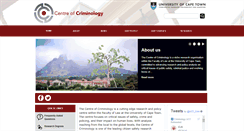 Desktop Screenshot of criminology.uct.ac.za