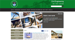 Desktop Screenshot of civil.uct.ac.za