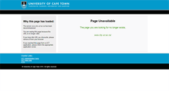 Desktop Screenshot of cllp.uct.ac.za