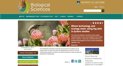 Desktop Screenshot of botany.uct.ac.za