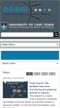 Mobile Screenshot of essm.uct.ac.za