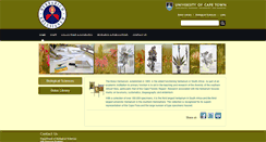 Desktop Screenshot of bolus.uct.ac.za