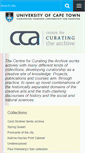 Mobile Screenshot of cca.uct.ac.za