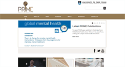 Desktop Screenshot of prime.uct.ac.za