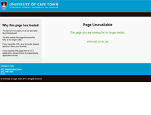 Tablet Screenshot of pept.uct.ac.za