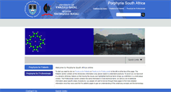 Desktop Screenshot of porphyria.uct.ac.za