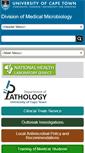 Mobile Screenshot of medmicro.uct.ac.za