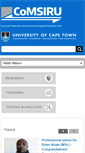 Mobile Screenshot of comsiru.uct.ac.za
