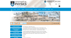Desktop Screenshot of phy.uct.ac.za