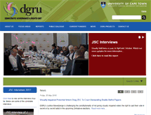 Tablet Screenshot of dgru.uct.ac.za