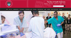 Desktop Screenshot of health.uct.ac.za