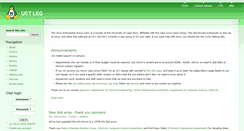 Desktop Screenshot of leg.uct.ac.za