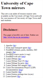 Mobile Screenshot of mirrors.uct.ac.za