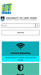 Mobile Screenshot of icts.uct.ac.za