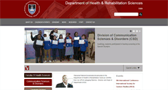 Desktop Screenshot of dhrs.uct.ac.za