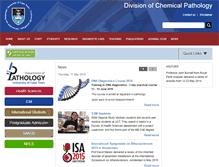 Tablet Screenshot of chemicalpathology.uct.ac.za