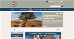 Desktop Screenshot of fitzpatrick.uct.ac.za