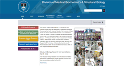 Desktop Screenshot of medicalbiochemistry.uct.ac.za