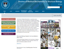Tablet Screenshot of medicalbiochemistry.uct.ac.za