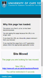 Mobile Screenshot of french.uct.ac.za
