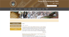 Desktop Screenshot of cci.uct.ac.za